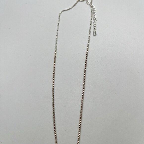 Journey LA CN Abalone Starburst Pendant Necklace Silver Tone Fashion Costume - Picture 6 of 6